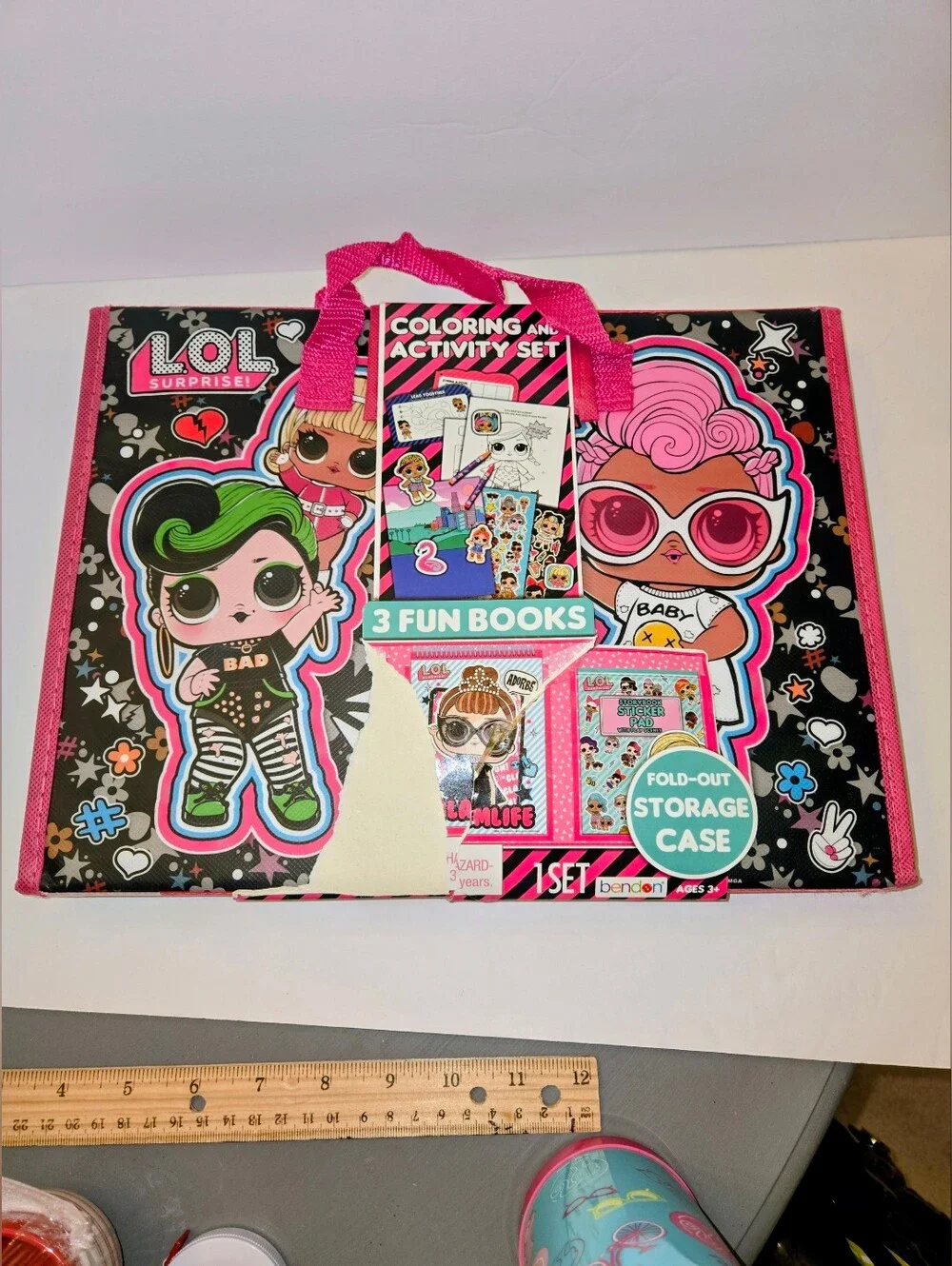 L.O.L. Surprise! Coloring Activity Set - Pink & Black NEW